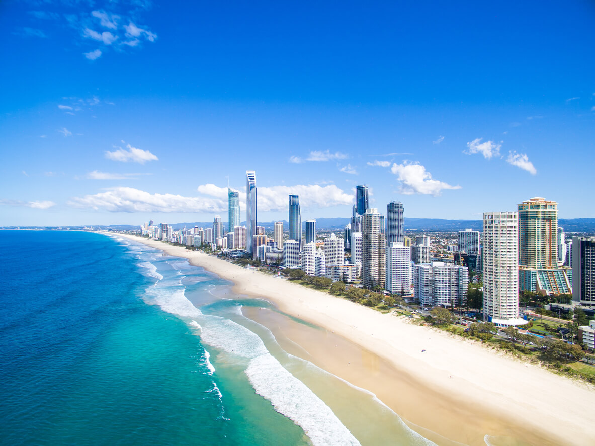 Gouden Kust : Surfers Paradise sur la Gold Coast Gouden Kust : Surfers Paradise sur la Gold Coast
