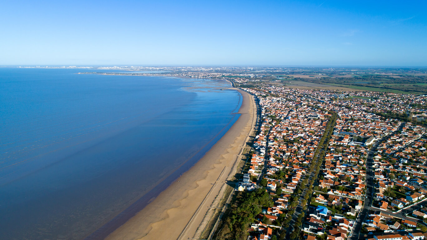 De Charentes: Vue aérienne de Châtelaillon-Plage De Charentes: Vue aérienne de Châtelaillon-Plage